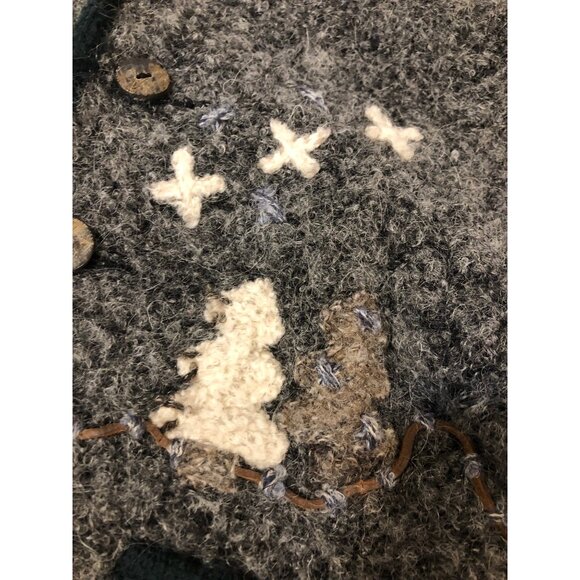 Giesswein Wool alpaca Austria Kids cardigan small - Picture 5 of 15